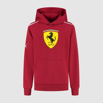 FERRARI SF FW KIDS LARGE SHIELD HOODY